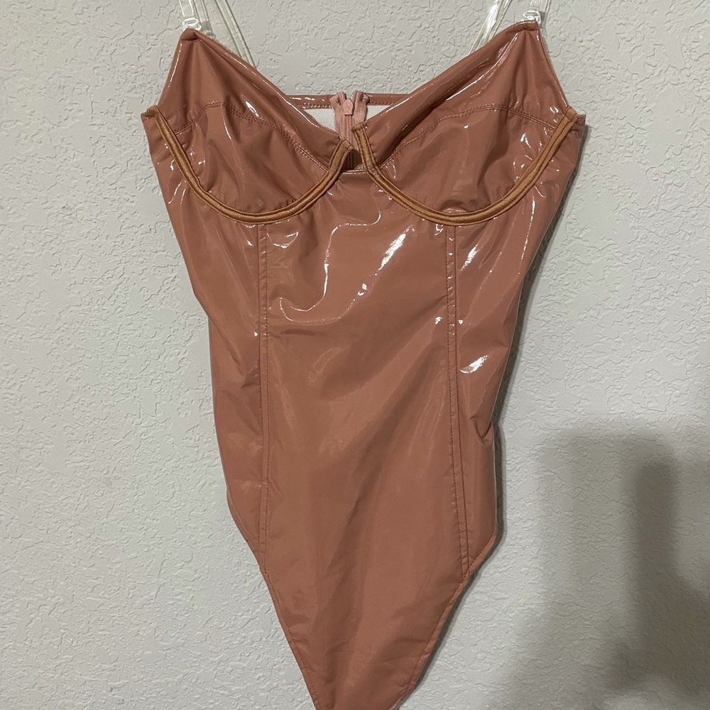 Leather Leotard